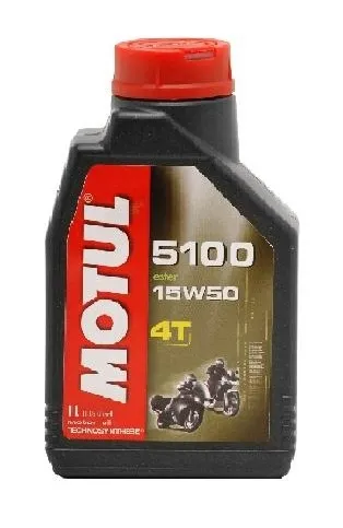 Aceite 4 T X 1 L 15w50 Motul 5100 Semi Sintetico