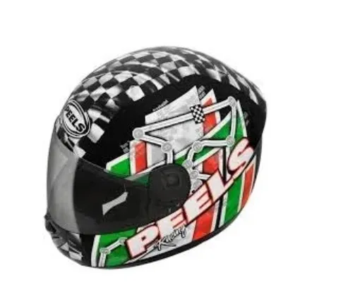 Casco Peels  Xl  Spike Gp Negro/Verde Mate