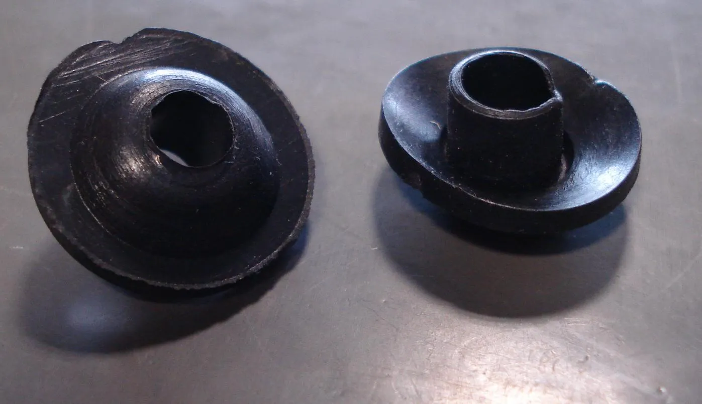 Arandela Goma Carenado 6mm (Tipo Honguito)