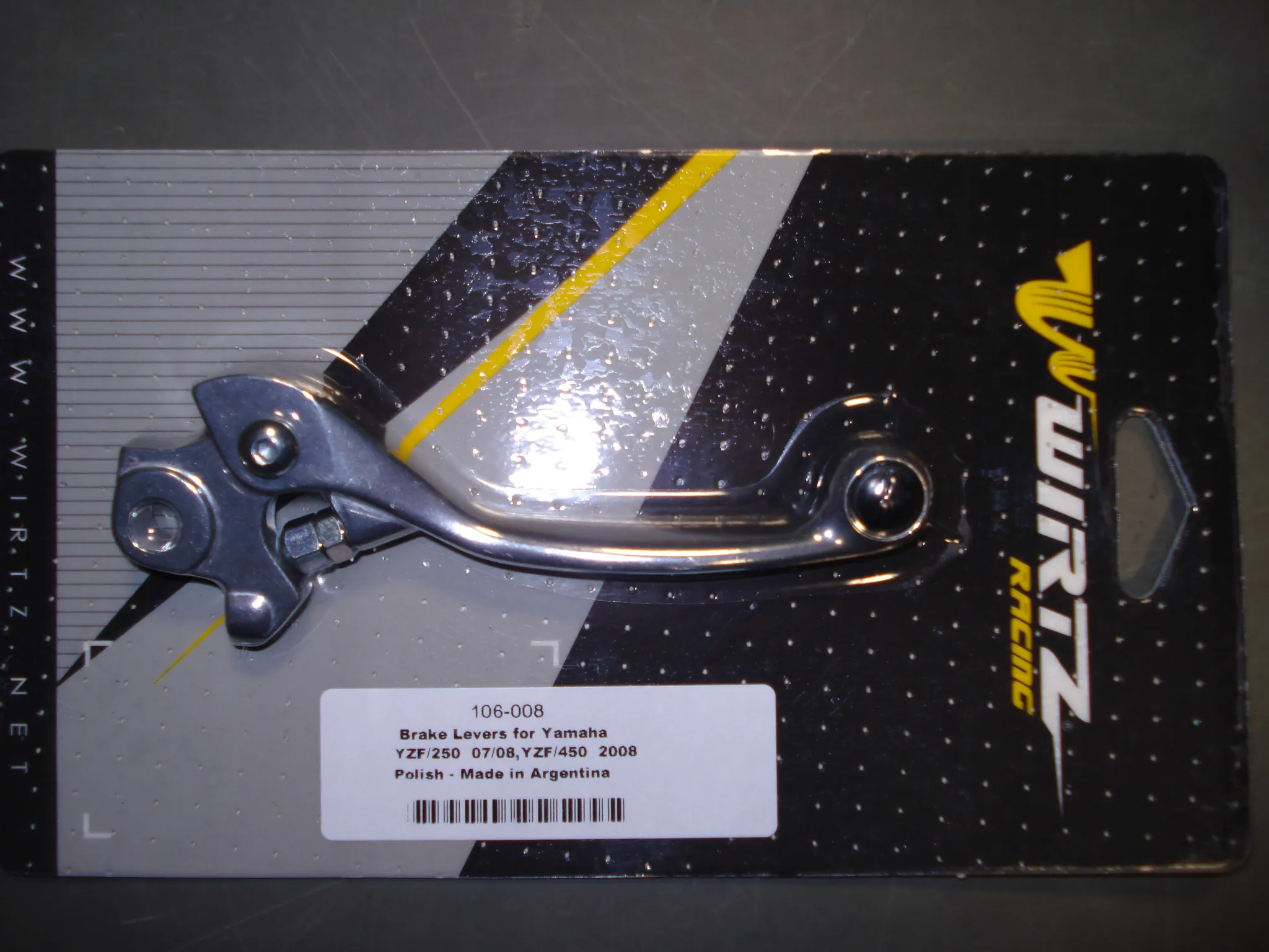 Manija Freno Yzf 250 07-12 / 450 08-12 Plata Wirtz