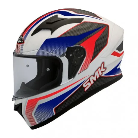Casco Smk  L  Dynamo Blanco/Azul/Rojo Mate